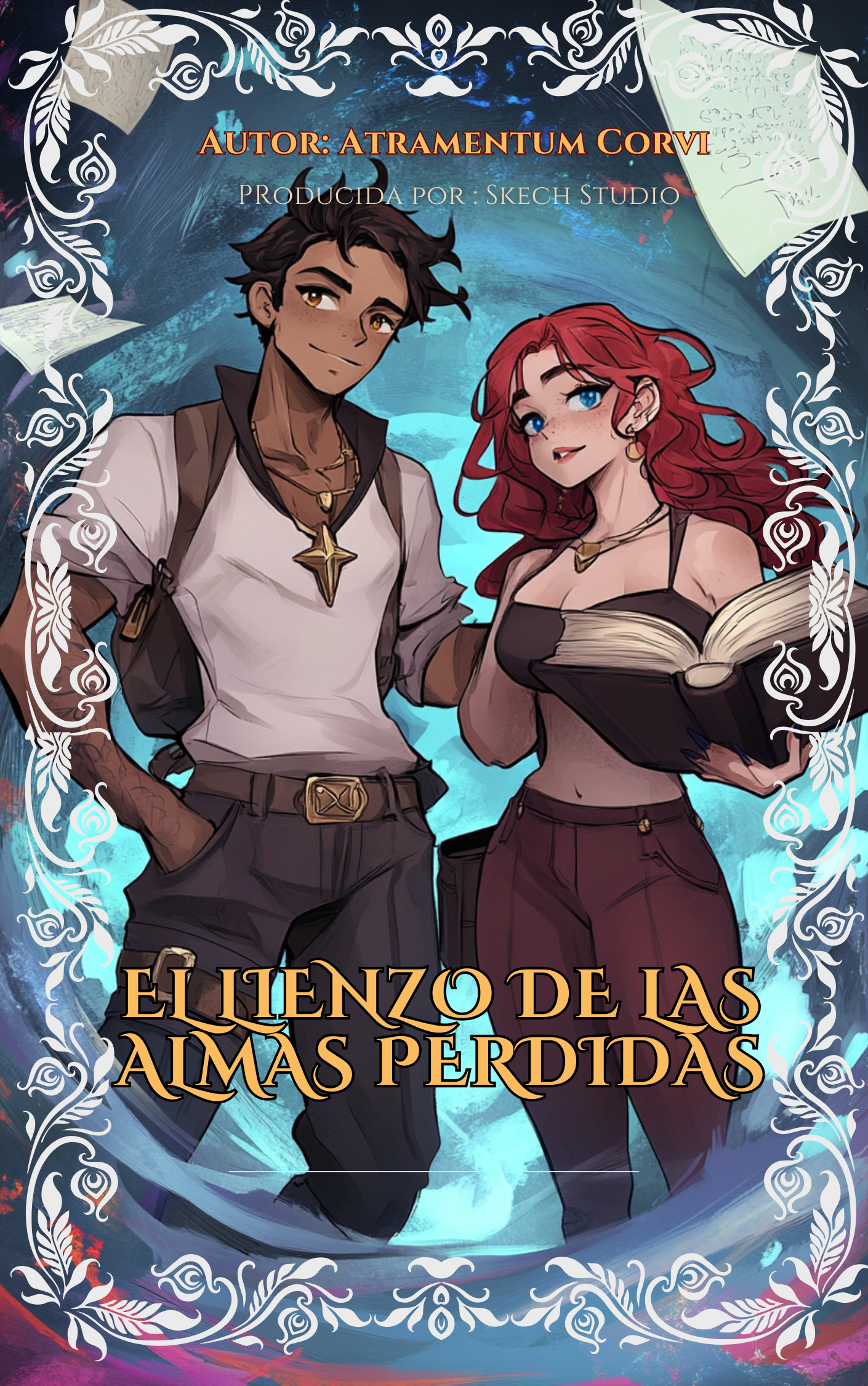 Portada de Libro de Fantasía Dramático Verde Portada de Libro de Fantasía Dramático Verde